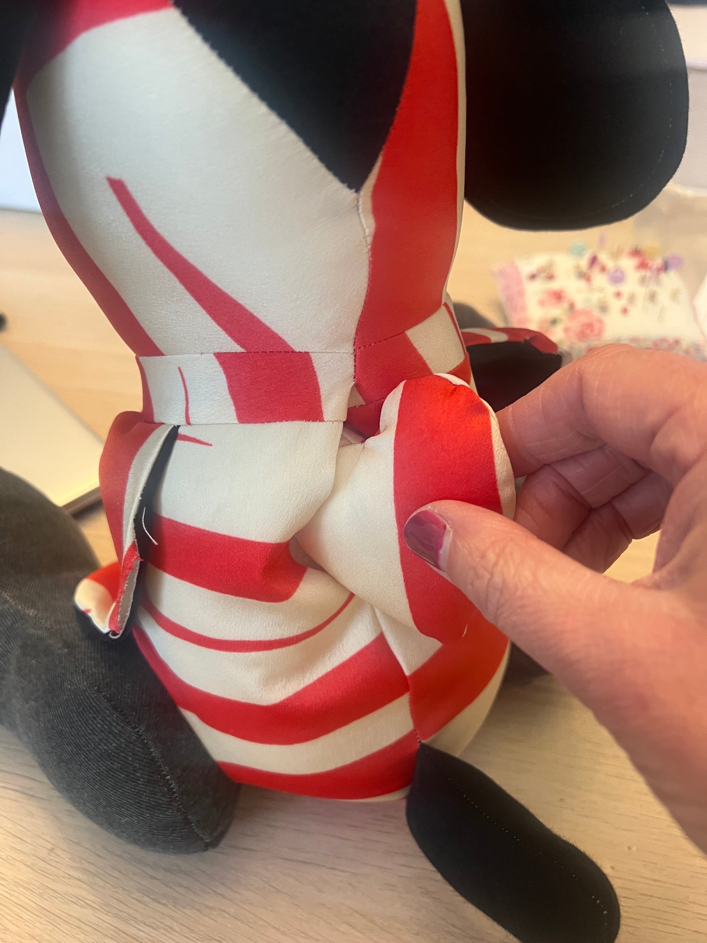 Memorial Fabric Heart with Ashes