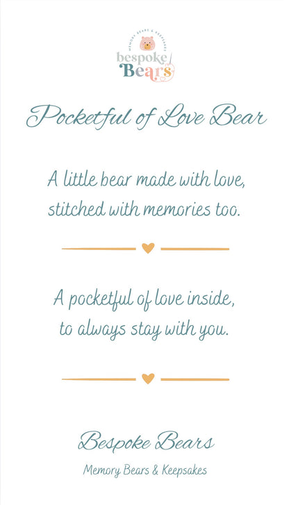 Pocketful of Love Bear