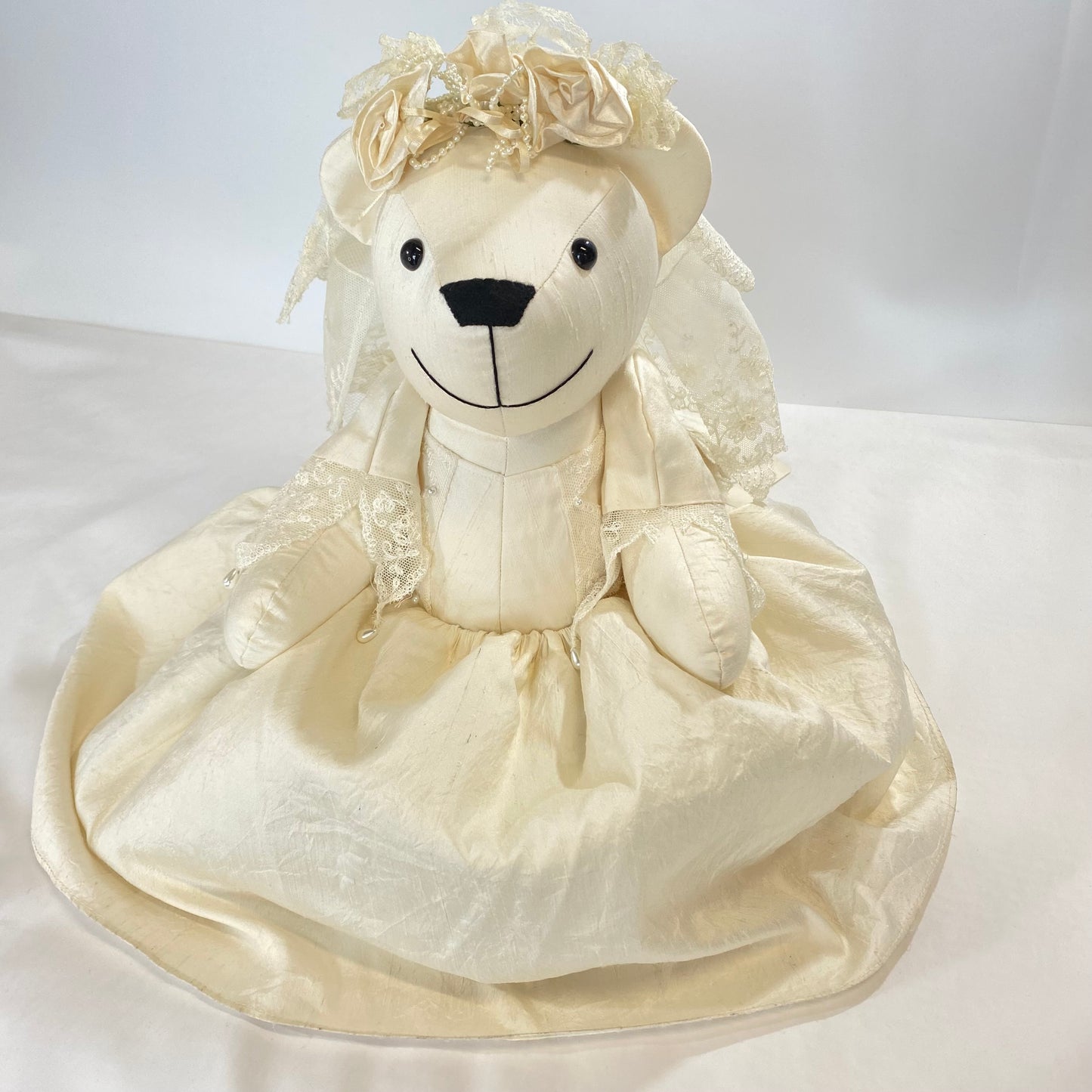 Wedding /Prom /Christening Classic Keepsake Bear (Button Jointed arms & legs)
