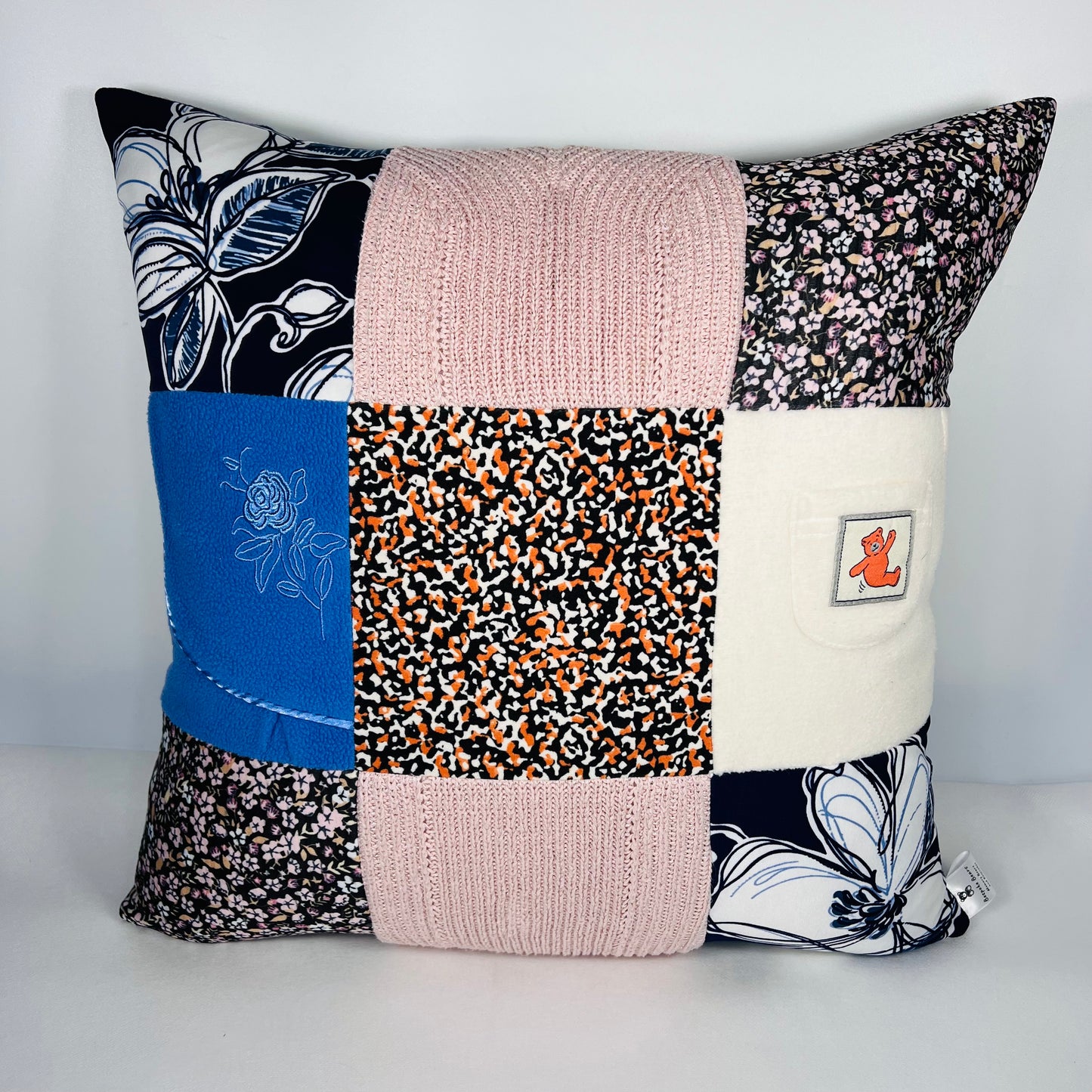 Patchwork Memory Cushion