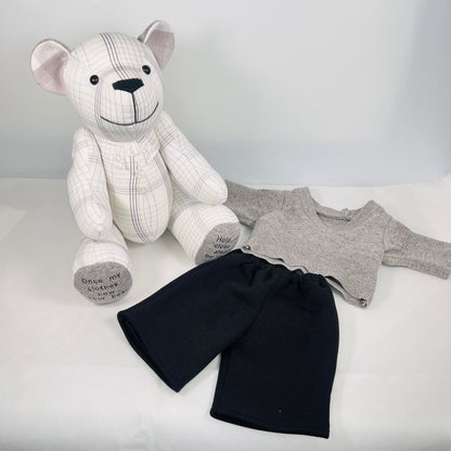 RE-SIZED CLOTHING TO FIT YOUR BEAR - (Multiple variations)