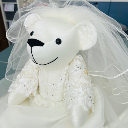 Wedding /Prom /Christening Classic Keepsake Bear (Button Jointed) - (Back in stock TBC)