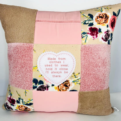 Patchwork Memory Cushion