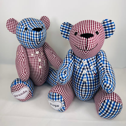 Classic Memory Bear (Button Jointed arms & legs)