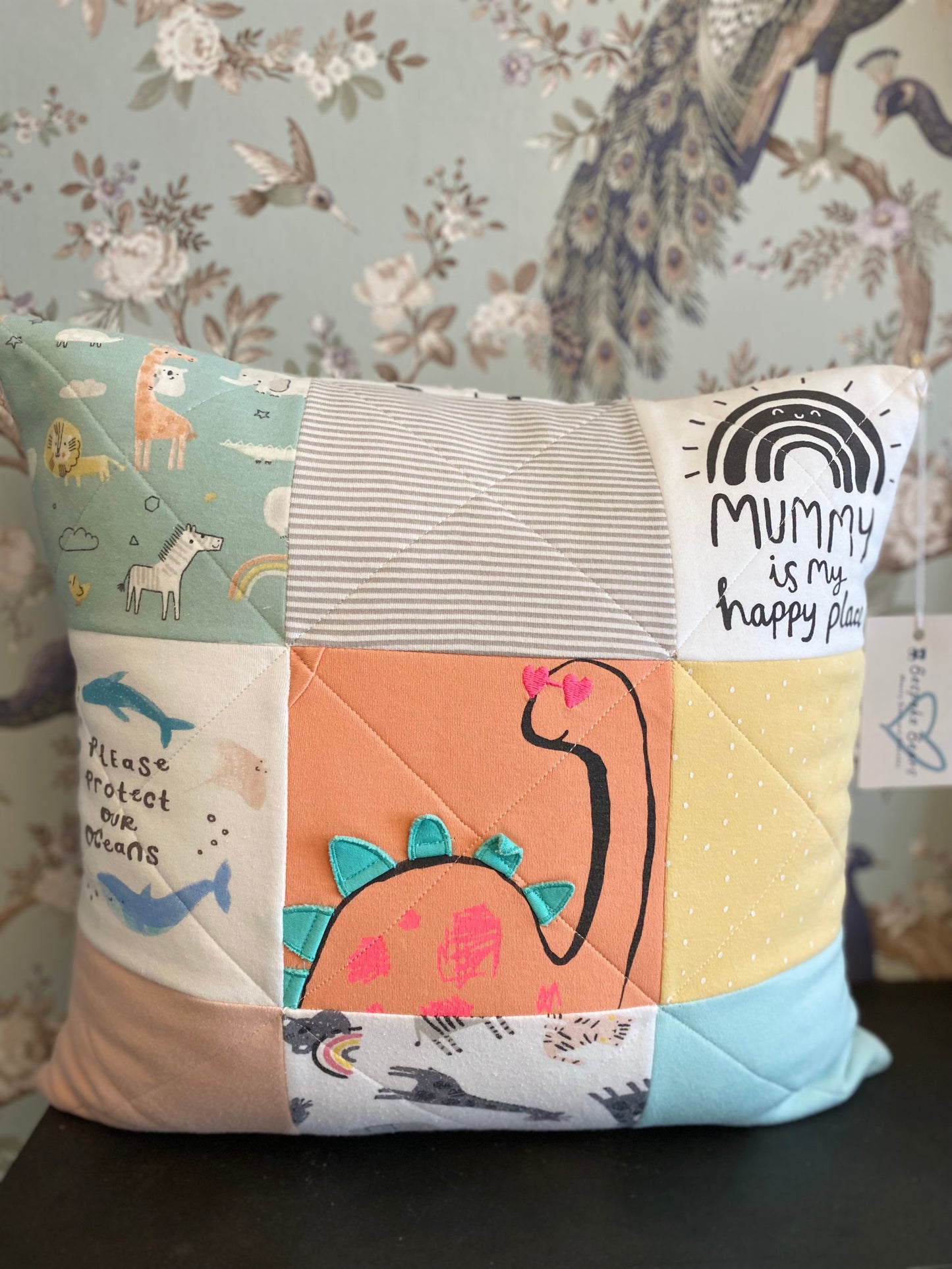 Patchwork Memory Cushion