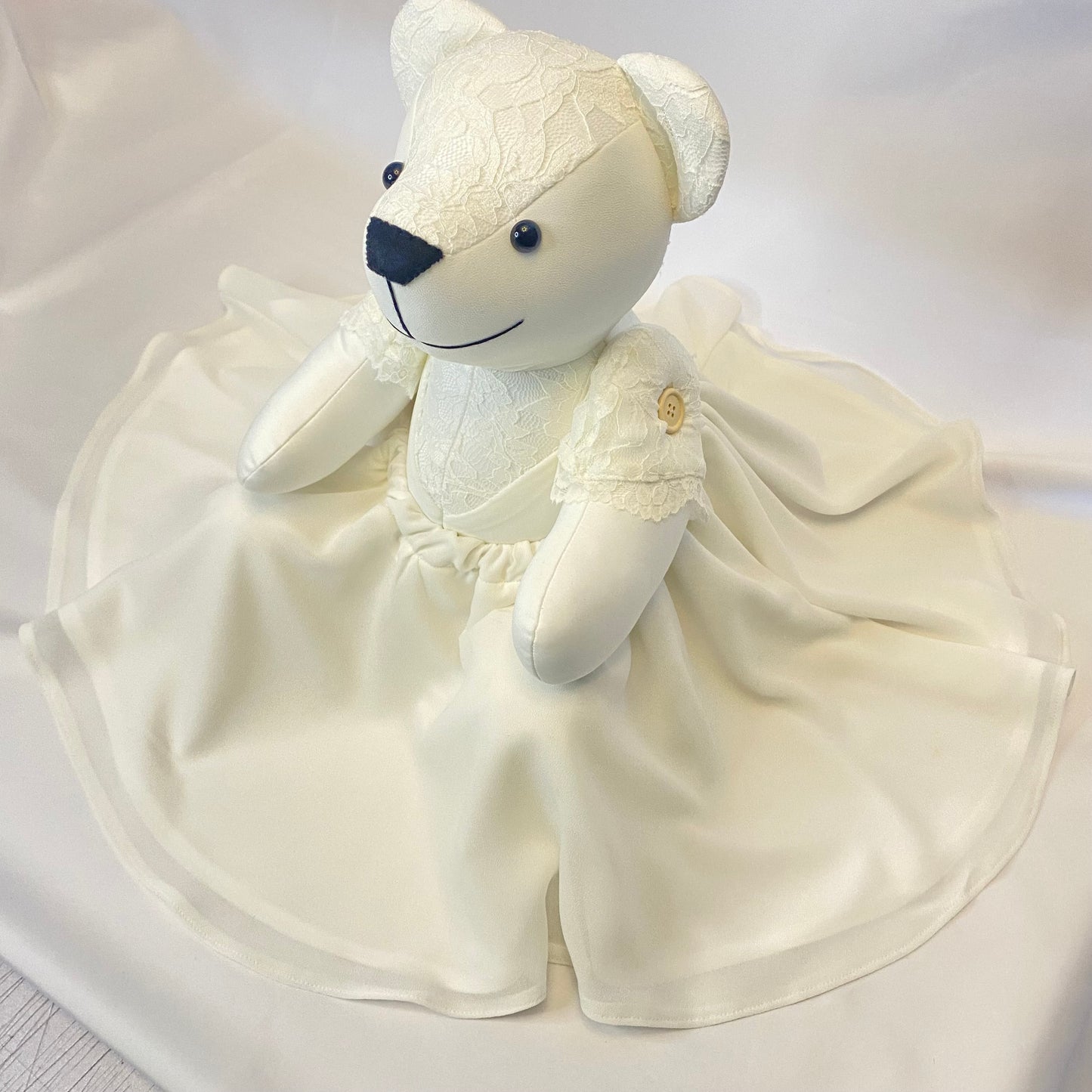 Wedding /Prom /Christening Classic Keepsake Bear (Button Jointed arms & legs)