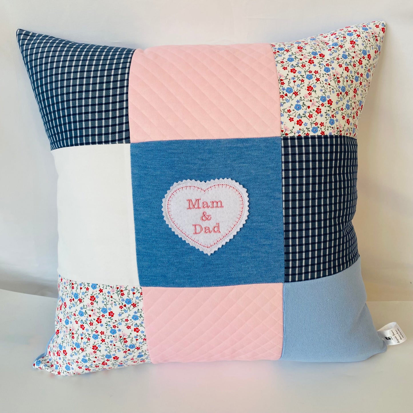 Patchwork Memory Cushion