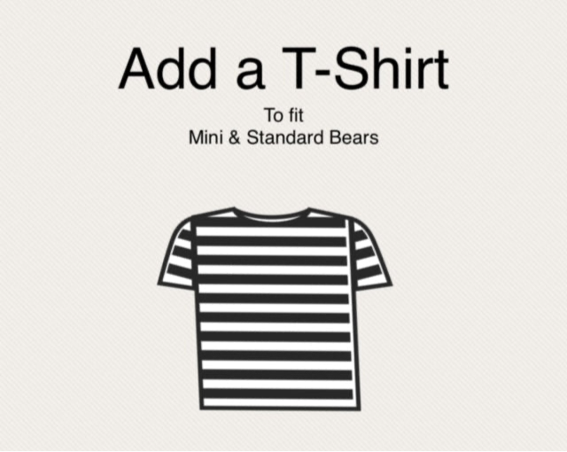 RE-SIZED CLOTHING TO FIT YOUR BEAR - (Multiple variations)