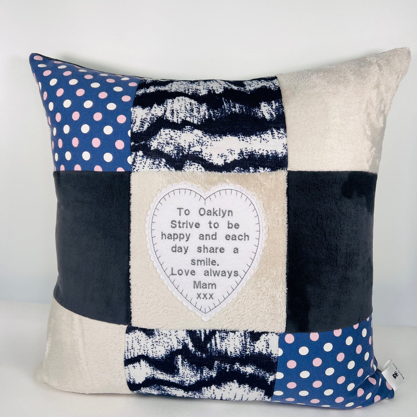 Patchwork Memory Cushion