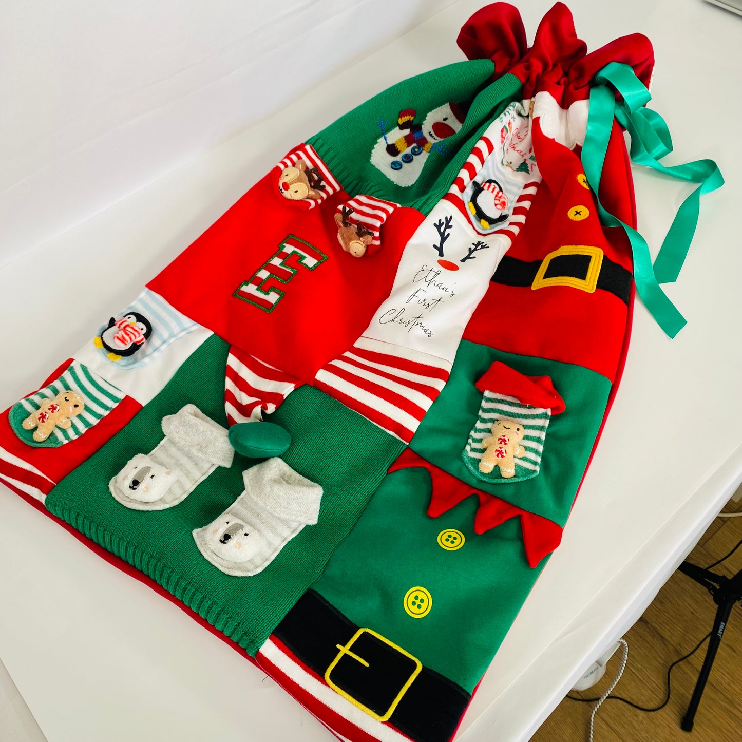 Christmas Patchwork Keepsake Sack