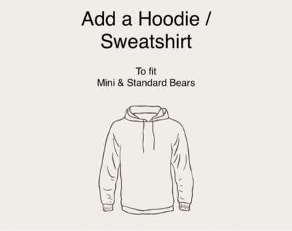 RE-SIZED CLOTHING TO FIT YOUR BEAR - (Multiple variations)