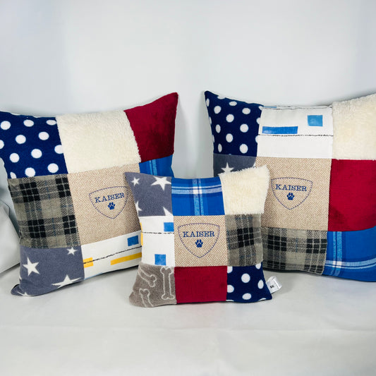 Patchwork Memory Cushion