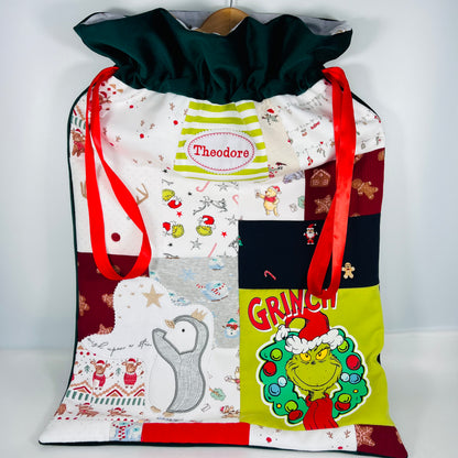 Christmas Patchwork Keepsake Sack