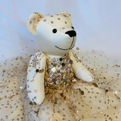 Wedding /Prom /Christening Classic Keepsake Bear (Button Jointed) - (Back in stock TBC)