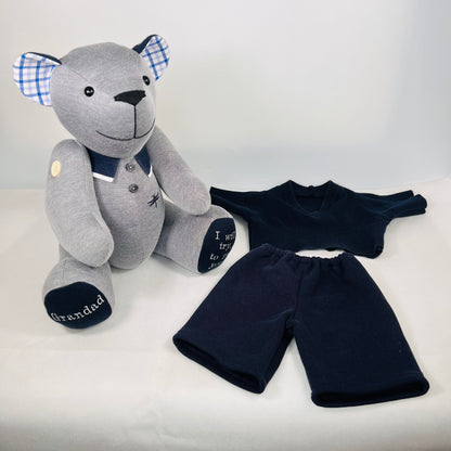 RE-SIZED CLOTHING TO FIT YOUR BEAR - (Multiple variations)