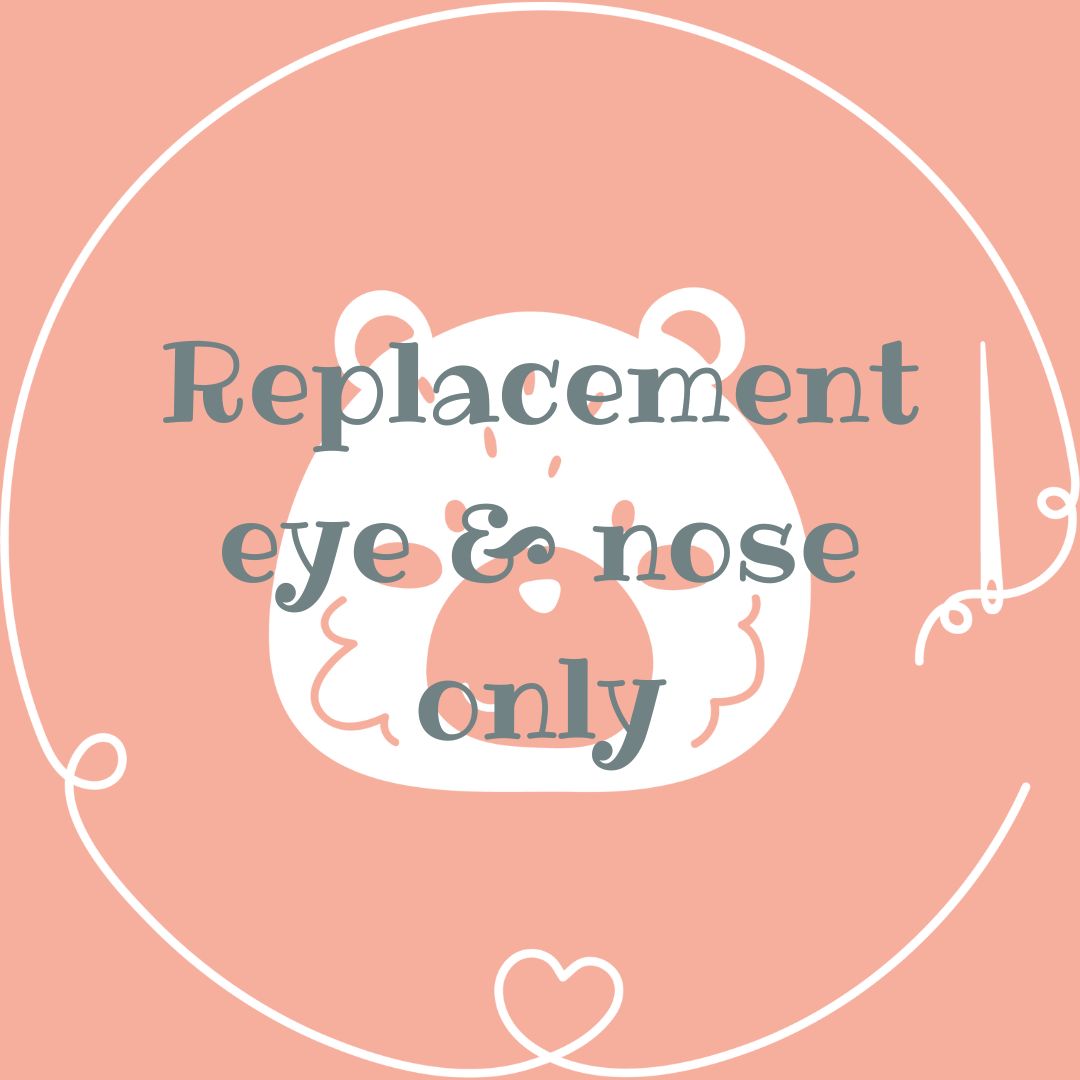 TEDDY - REPLACEMENT EYES/NOSE ONLY